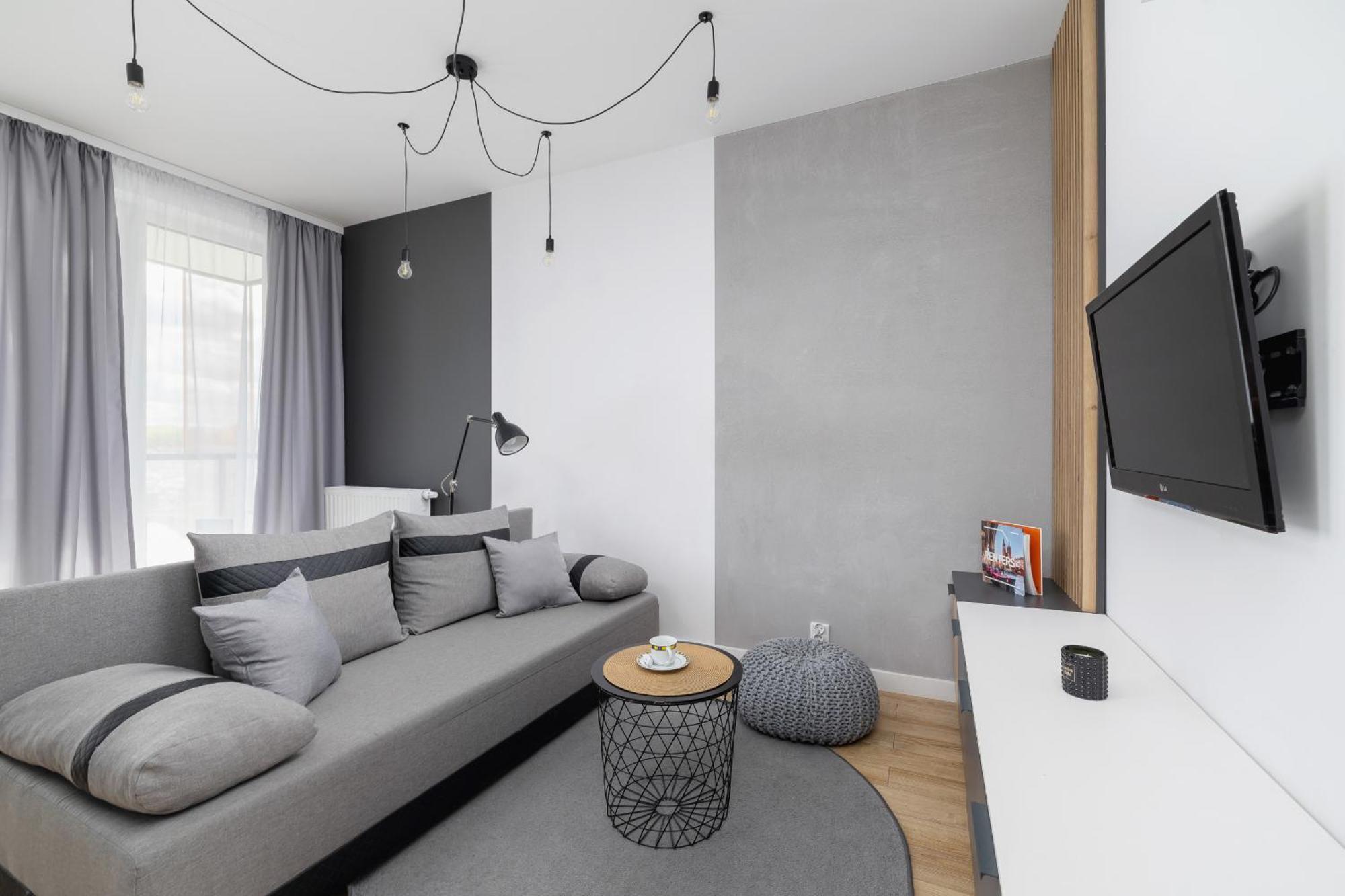 Elegant Apartment In Cracow With Balcony, Parking And Desk By Noclegi Renters Krakow Ngoại thất bức ảnh
